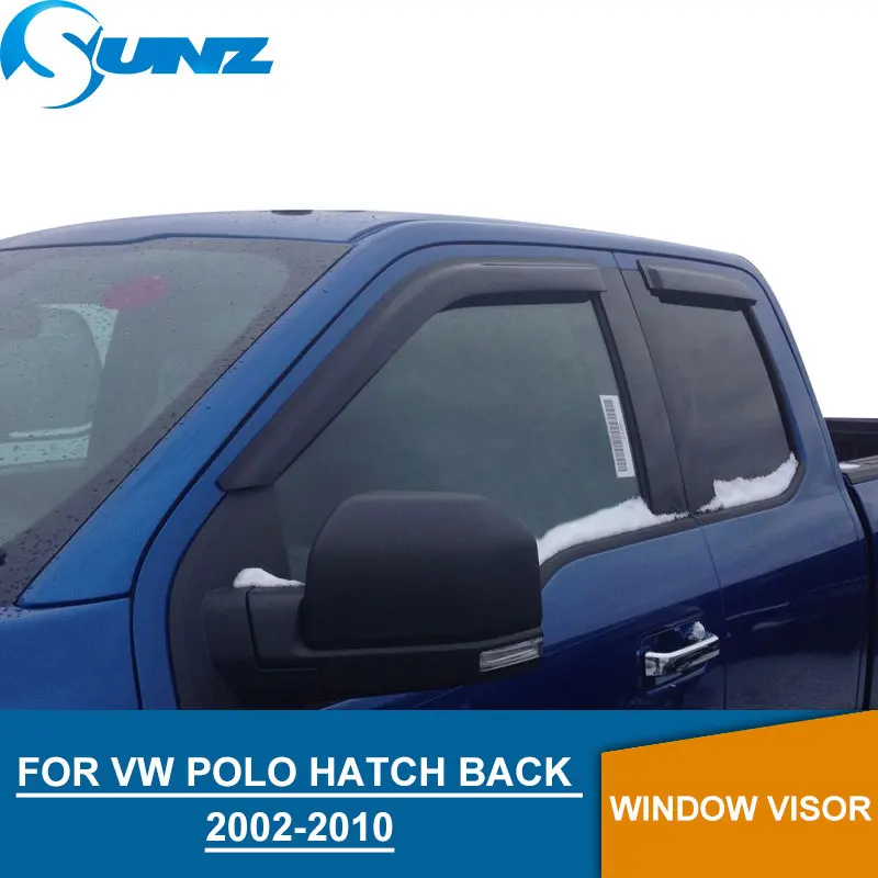 Для Volkswagen VW POLO 2002 2010 оконный козырек дефлектор защита от дождя для Vento Ameo HATCH BACK