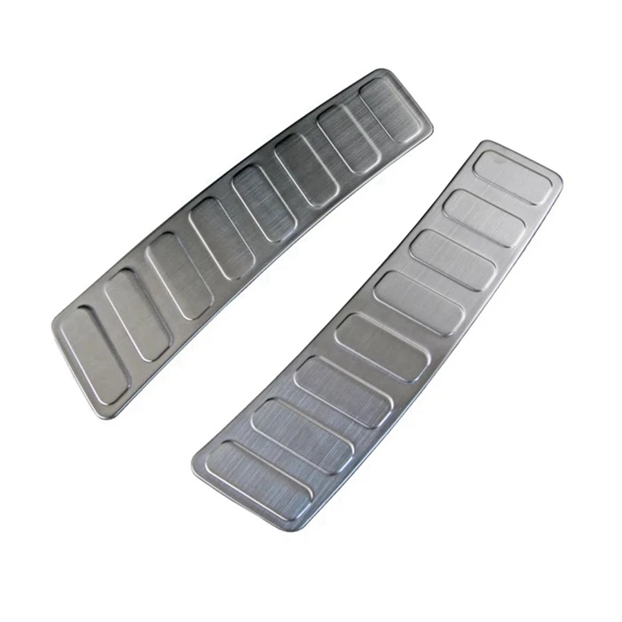 A2 SILVER 2PCS Для LAND ROVER DISCOVERY SPORT- накладка на внутреннюю дверь автомобиля накладка на внутреннюю дверь бампер Защитная Накладка на порог - Название цвета: A2 SILVER 2PCS