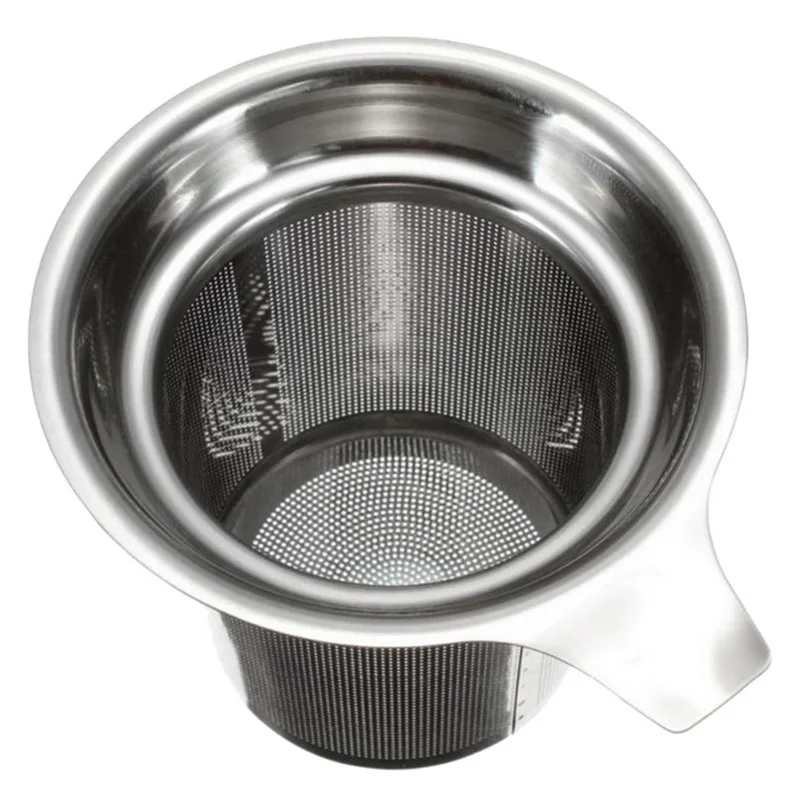 Drinkware инструменты Нержавеющая сталь Чай сетчатый горшок Infuser Фильтр с падения