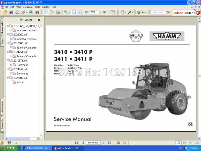 Widos (Wirtgen Hamm Voegele Kleemann Streu Master) 2012|ПО| |