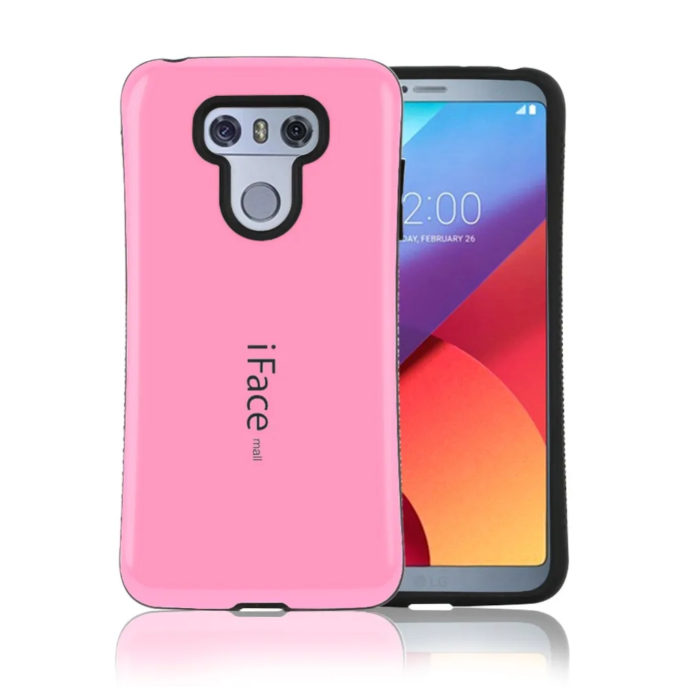 IFace Mall ударопрочный армированный Роскошный чехол для LG G6 жесткий ТПУ Гибридный из