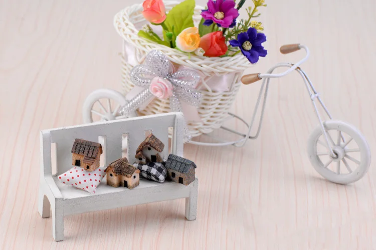 Статуэтка для дома из смолы миниатюрная сказочная фигурка украшения сада