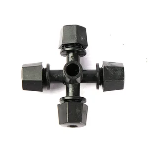 Разбрызгиватель для сада и дома, 10 шт.лот, 6 мм, черный