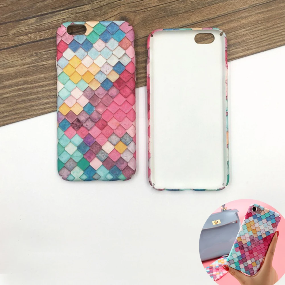 Модные яркие 3D весы чехол для телефона s iPhone 6 6s 7 Чехол девочек в Корейском Стиле