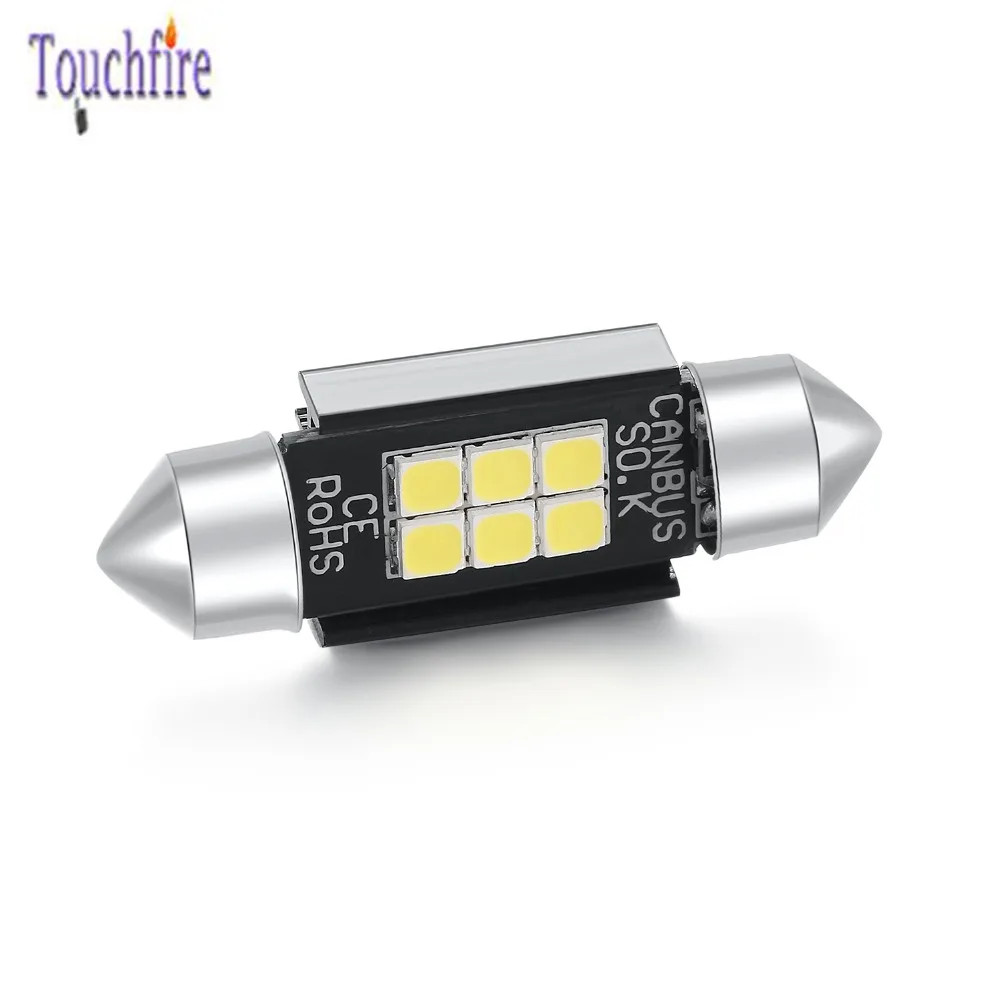 100 шт. C5W Festoon Canbus автомобильная лампа 3030SMD 8LED подсветка номерного знака