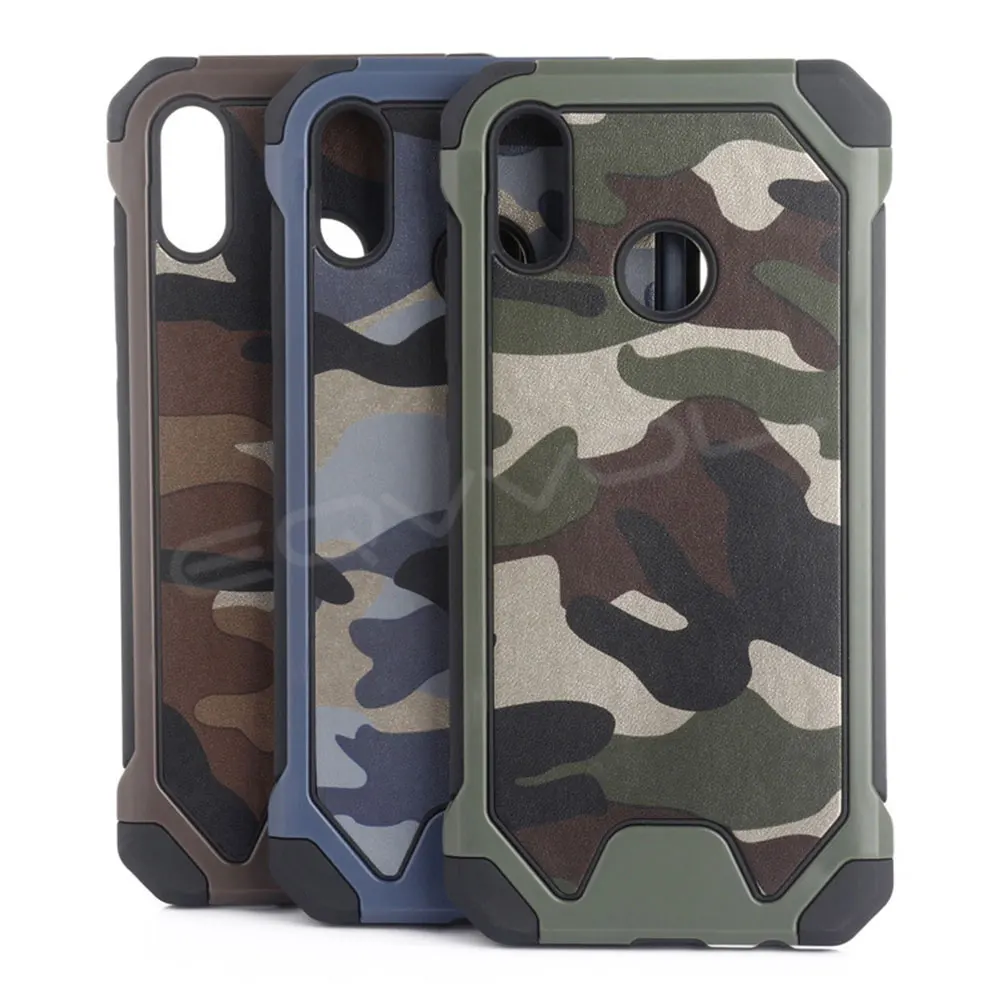 Eqvvol Three In One Army Green Camouflage Fashion Case For Huawei P20 P10 P9 P8 Lite Plus Soft TPU Silicon Phone Cases Cover | Мобильные