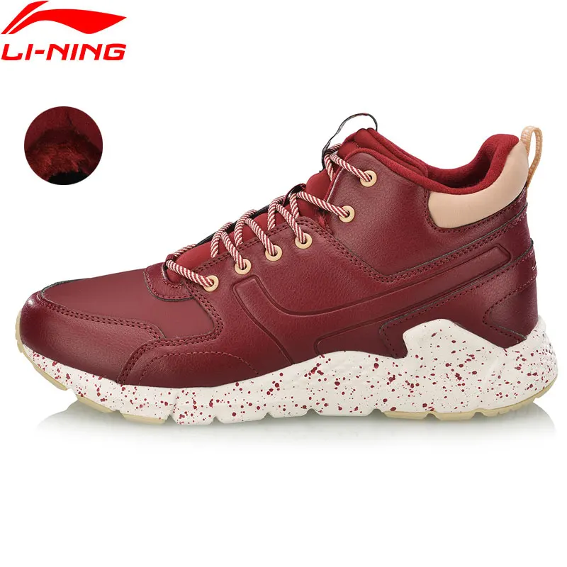 Li Ning/Женская Классическая обувь для отдыха из вулкана износостойкие флисовые