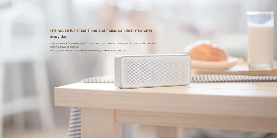 Xiaomi Mi Bluetooth динамик квадратная коробка 2 стерео портативный Bluetooth 4,2 HD Высокое разрешение звук качество воспроизведения музыки