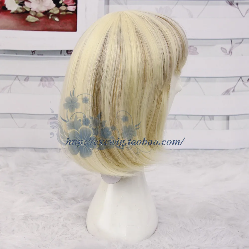 Аниме Удивительный Человек паук Гвен Стейси блонд микс БОБО волосы парик