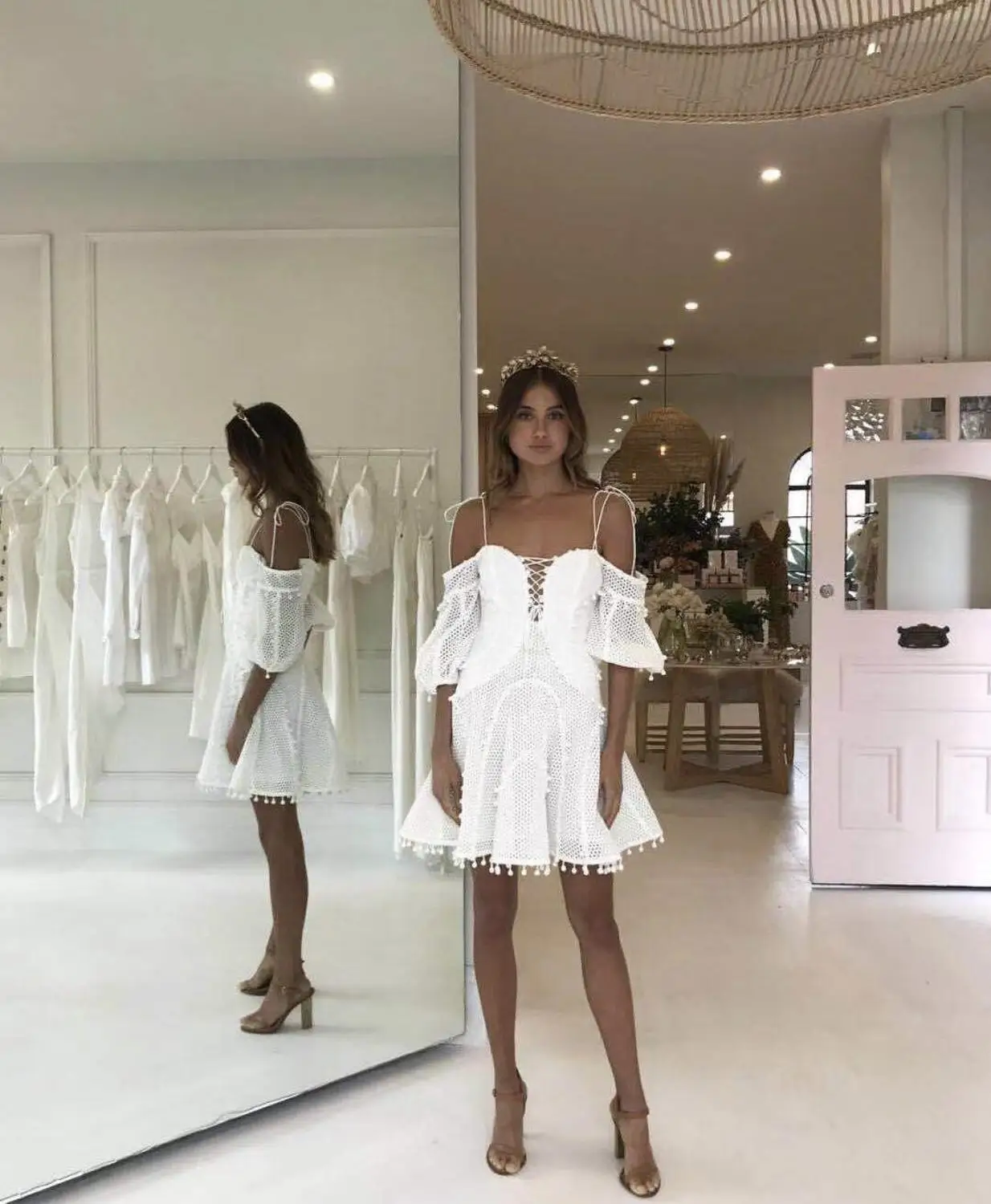 Женское белое платье Новое поступление 2019|Женские платья| |