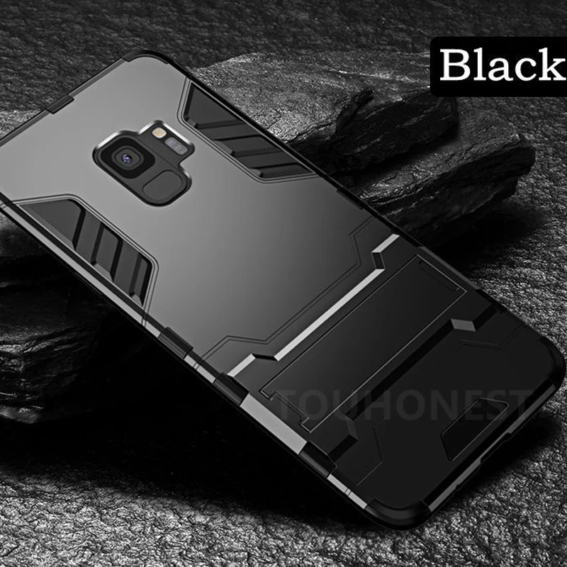 Ударопрочный резиновый армированный жесткий чехол для Samsung galaxy Note 9 S9 plus S8 S10 E A70 A90