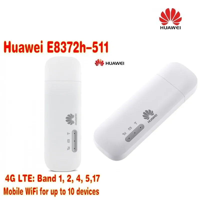 Lot of 40pcs Huawei E8372h-511 LTE USB Wingle Band B1/B2/B4/B5/B17 2100/1900/AWS/850/700/1700 3G modem.DHL shipping