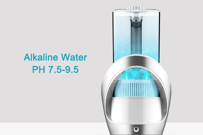 1.5L богатая водородная бутылка для воды, ионизатор щелочной воды, машина, 4 режима, умный сенсорный водный фильтр, ионная мембрана SPE, титановая платина