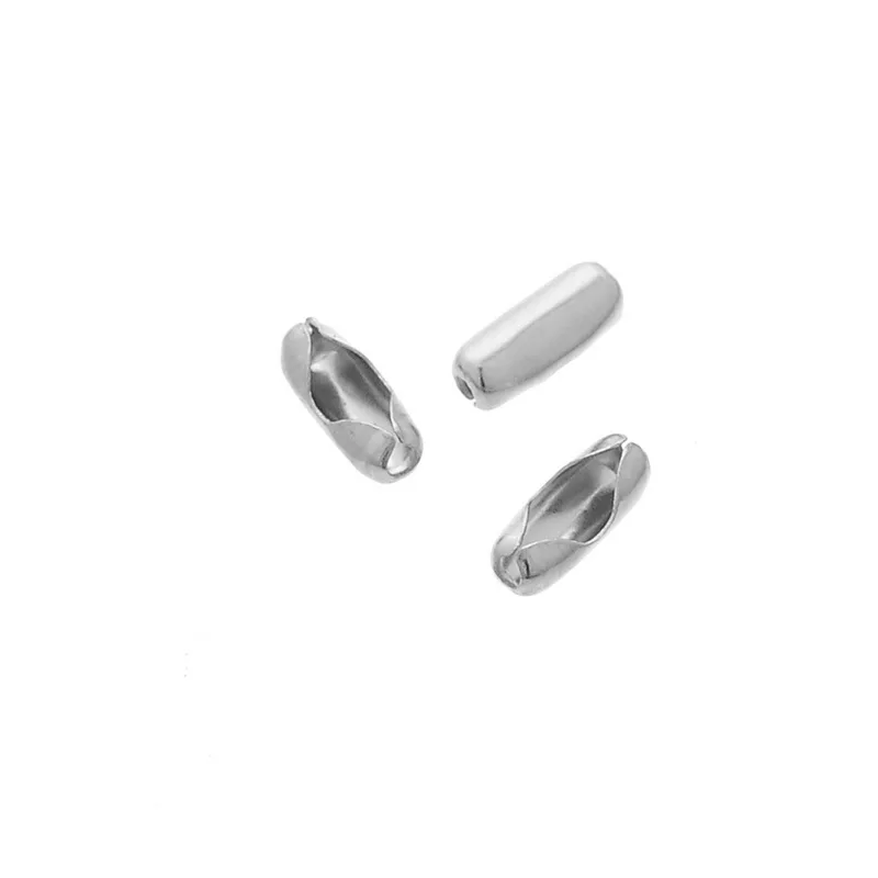 Ювелирные аксессуары 100 шт шаровая цепь из нержавеющей стали соединитель