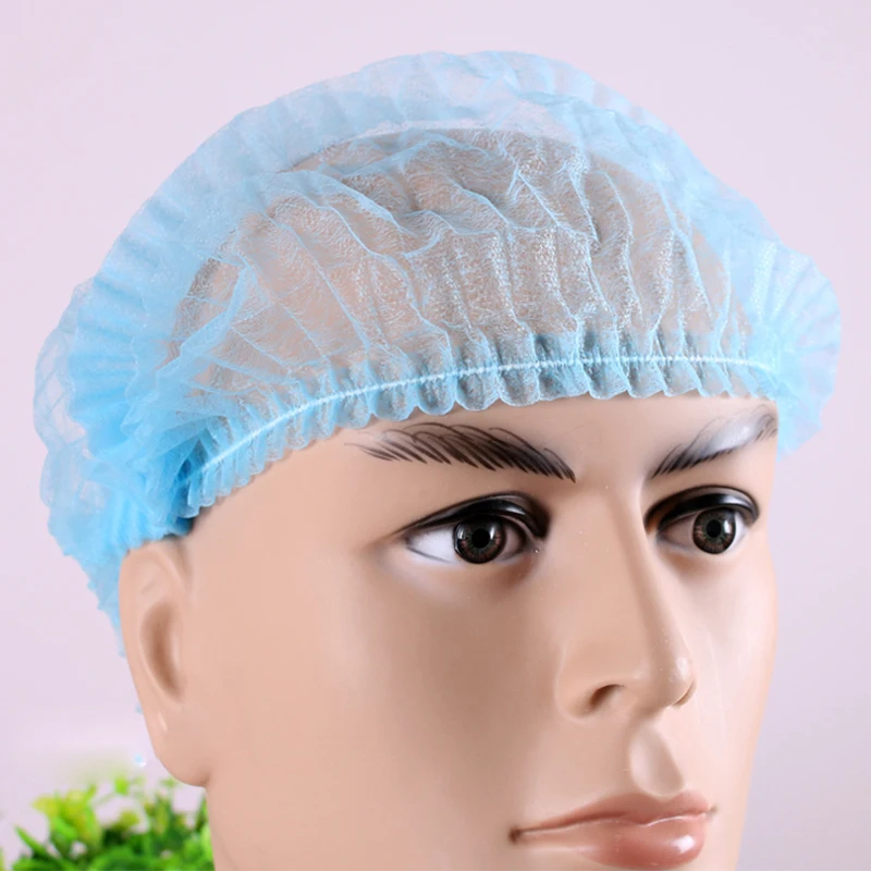 Одноразовый головной убор нетканый шеф-повара для кухни пылезащитный колпачок