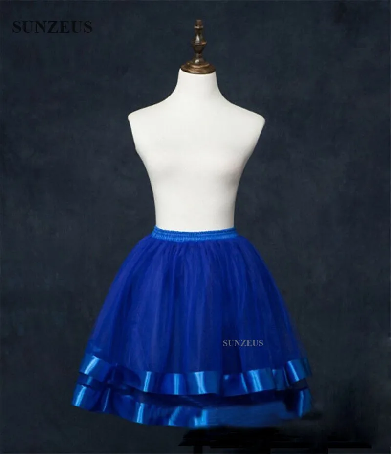 Короткие Подъюбники для вечеринки вечерняя Нижняя юбка двухслойные тюлевые юбки