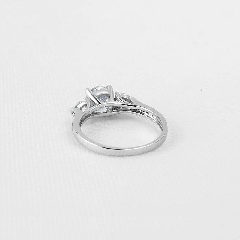 Victoria Wieck Round Cut 1ct SONA Women Engagement Wedding Band Ring Best Gift rings for women anillos de plata ley mujer | Украшения и