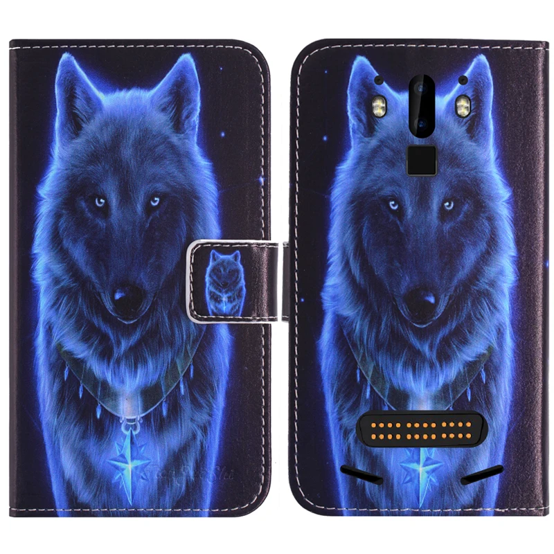 Защитный кожаный чехол-подставка для Doogee S90 6 18 дюймов | Мобильные телефоны и