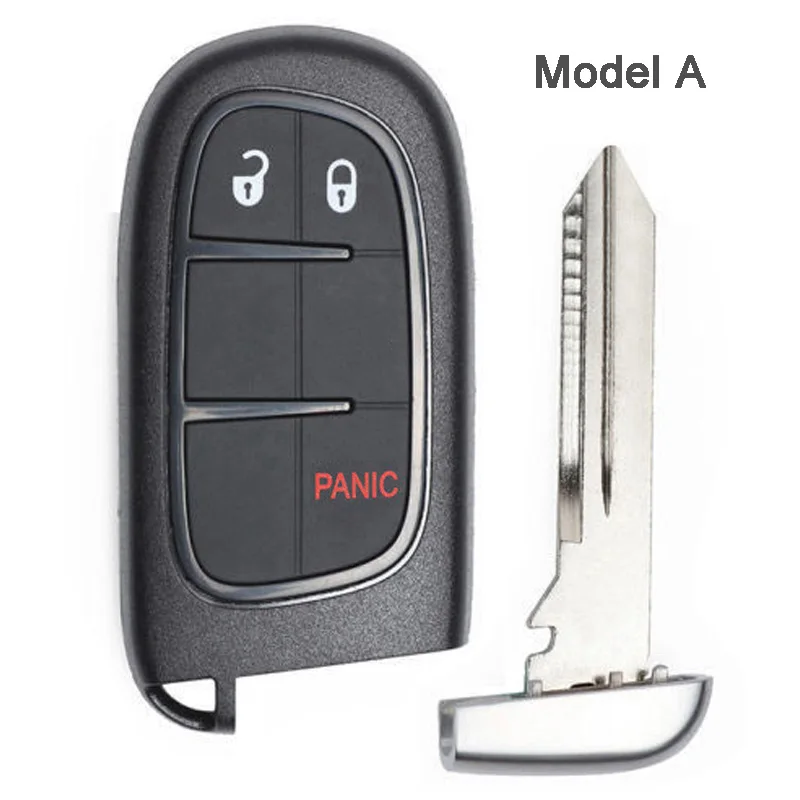 KEYECU 433 МГц 4A PCF7953M чип GQ4 54T 2 + 1/ 3 4 1 5 кнопки дистанционный смарт ключ брелок для Jeep