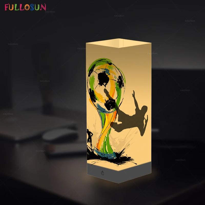 FULLSUN детский ночной Светильник СВЕТОДИОДНЫЙ теневой светильник баскетбольный хоккейный Футбол Гольф модель светодиодный сенсорный Настольный светильник для рождественского декора подарок