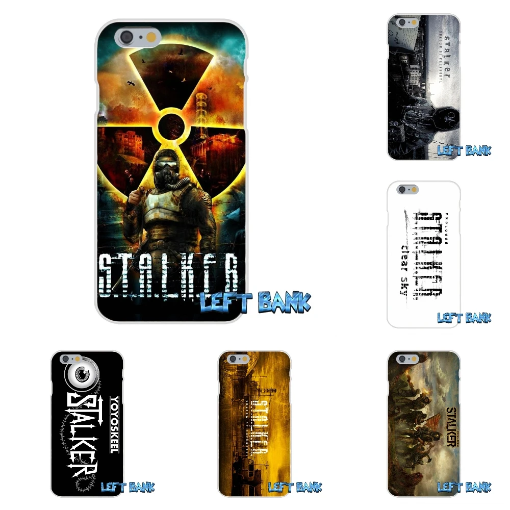 S.T.A.L.K.E.R Мягкий Силиконовый ТПУ Прозрачный чехол для iPhone 4 4S 5 5S 5C SE 6 6S 7 Plus|case for
