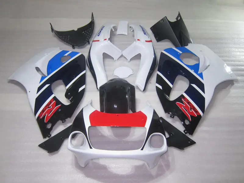 Все новые частей тела обтекатель комплект для SUZUKI srad GSXR600 96 97 98 99 00 белая голубая