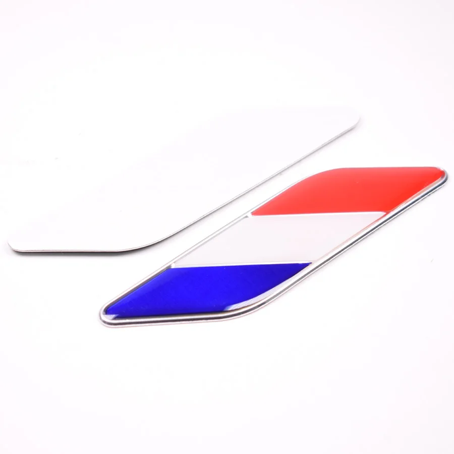 

10 sets France French Flag Car Fender Emblem Badge Decal Sticker For Mercedes Benz Ford Focus Chevrolet Peugeot etc