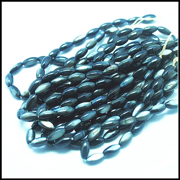 80 шт. Перламутровые Бусины перламутровый жемчуг в форме риса натуральный бусины