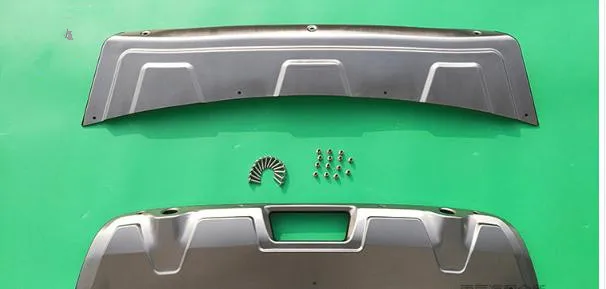 Автомобиль-Стайлинг Аксессуары Нержавеющая сталь заднего бампера протектор опорная плита для Nissan Qashqai J11 2 шт