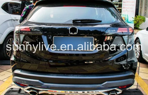 Для HONDA HRV vezel светодиодный задний светильник Smoke LF