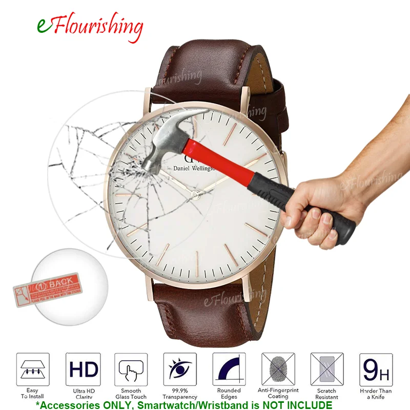 Для Daniel Wellington DW Watch защитная пленка из закаленного стекла Защитная крышка для