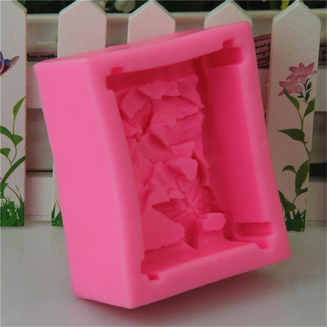 Bamboos Мыло DIY силиконовый для торта мастики печенье Шоколадное украшение Плесень