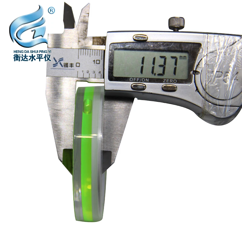 Доставка зеленый прозрачный кристалл акриловый пузырьковый спиртовой уровень