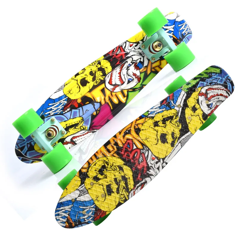 Горячий скейтборд колёса для скейтборда Полный ретро девушка мальчик крейсер