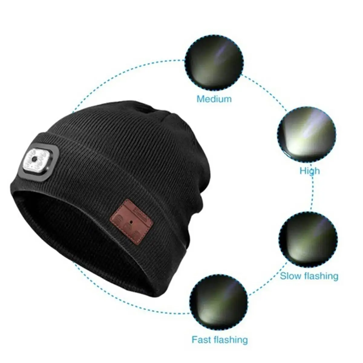 Зимние bluetooth наушники, музыкальная шапка, беспроводные наушники, гарнитура с микрофоном, спортивная шапка для sony, стерео музыкальные кепки