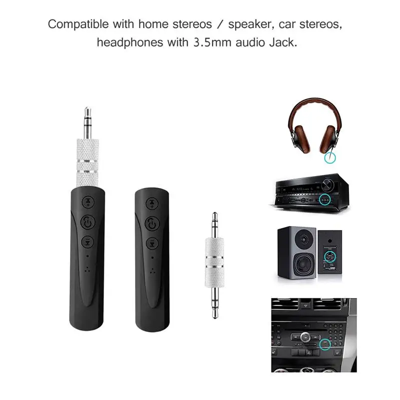 Portable Audio Receiver Wireless Bluetooth 4.1 Hands Free with Clip Music Adapter for Home Car Stereo | Автомобили и мотоциклы