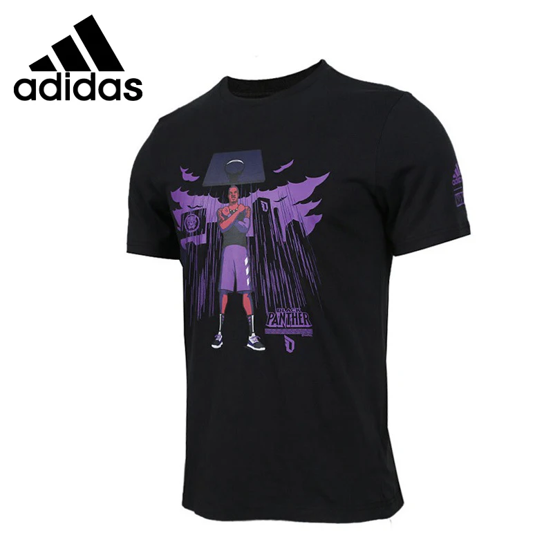 Новое поступление оригинальных мужских футболок Adidas DAME BLK PNTHR спортивная одежда с