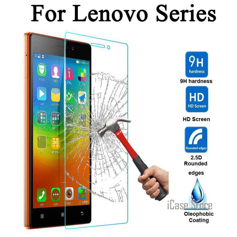 Закаленное стекло для lenovo A319 A328 A536 S60 S90 S850 Vibe Shot Z90 P70 A6000 A7000 Plus защитная пленка из