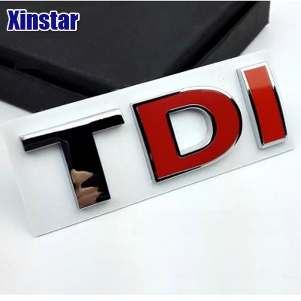 Автомобильные 3D наклейки ABS TDI для volkswagen golf 6 7 polo GTI Sagitar B6 R36 B7L CC Touran|Наклейки на