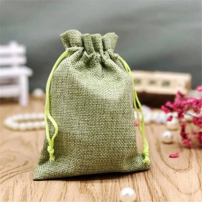 Мобильный телефон многоцветная сумка из хлопка и льна с кулиской для монет чехол