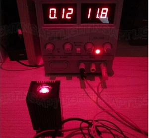 Новый красный лазерный модуль с толстым лучом 12 В 150 нм  нм МВт с платой управления TTL и вентилятором, сценический луч, лазерный диод, сцена сделай сам