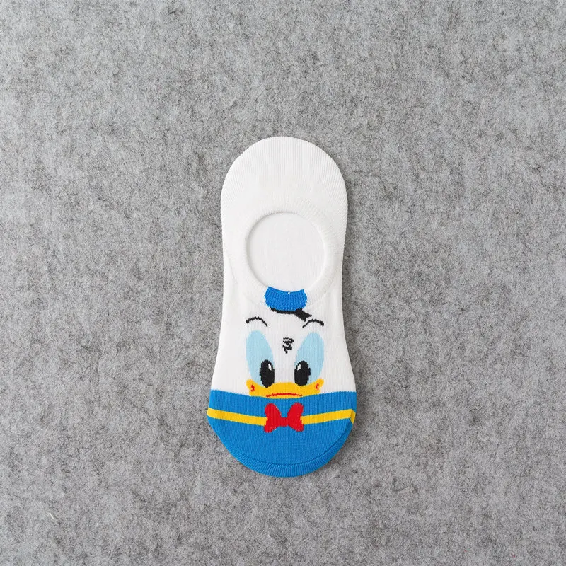 06 Г. летние женские милые мультфильм невидимые лодочки носки Popsocket Kawaii Нескользящие не показать носки для девочек мышь утка Medias Cortas De Mujer - Цвет: 06