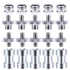 Винтовой адаптер с резьбой 14 до 38, резьбовое Резьбовое крепление для штатива камеры, монопод с шаровой головкой, вспышка, подставка, наплечная установка