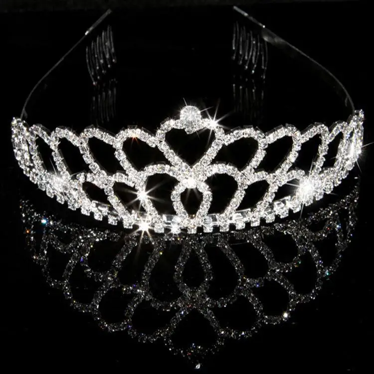 

Beautiful Princess Tiaras and Crowns Headband Kid Girls Lover Bridal Prom Crown Wedding Party Accessiories Hair Jewelry