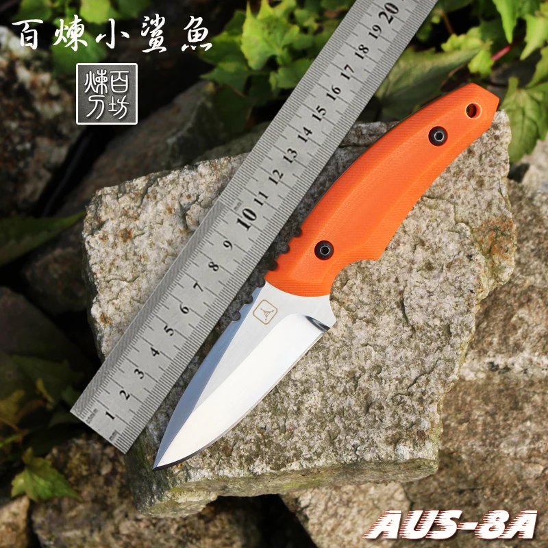 

High quality army Survival knife high hardness wilderness knives essential self-defense Camping Knife Hunting outdoor tools EDC