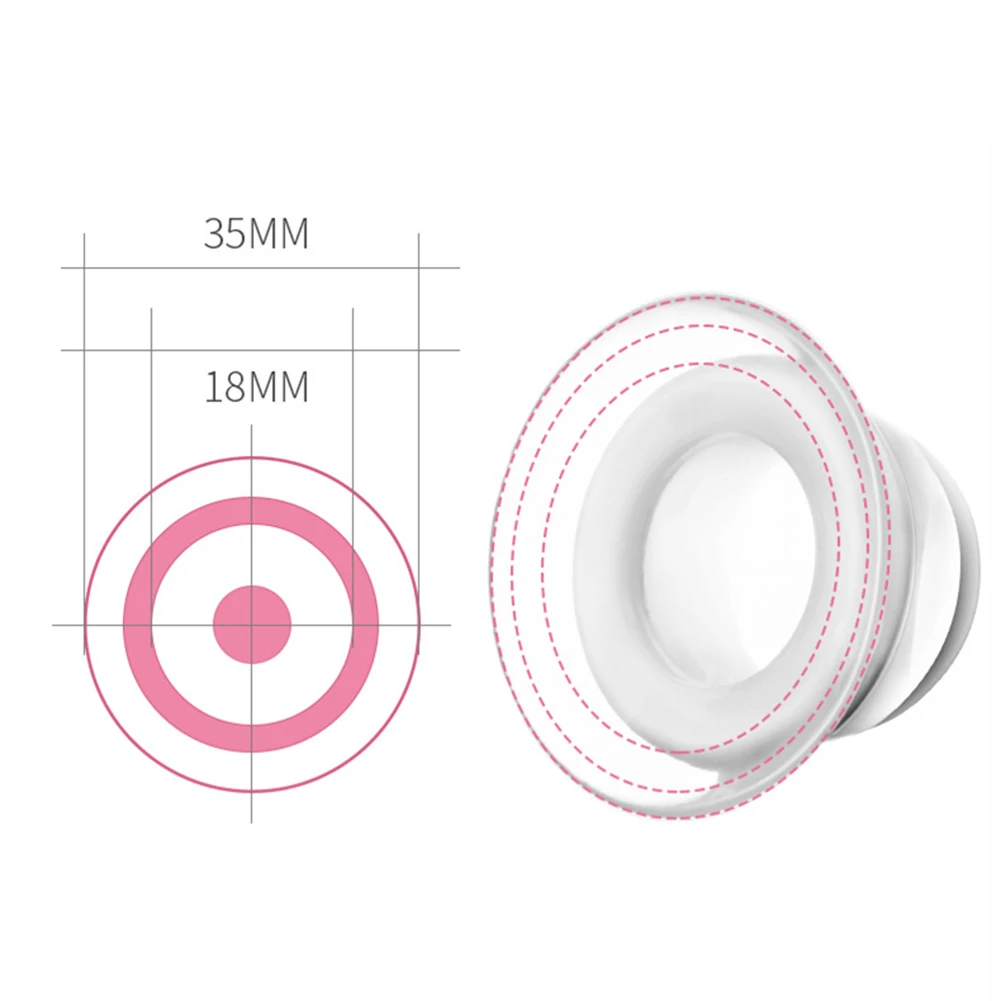 

2Pcs Silicone Breastfeeding Nipple Shield Protector Cover with Carrying Case for Breastfeeding Collect Breastmilk for Nursing