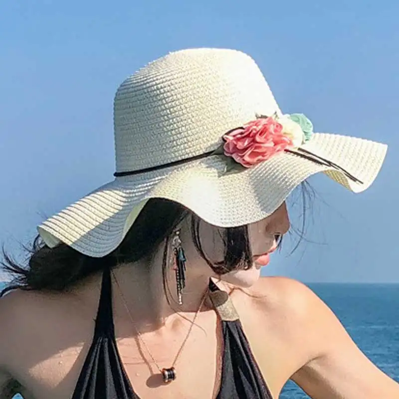 Мода для родителей и ребенка широкий большой с мягкими Полями Летняя шляпа