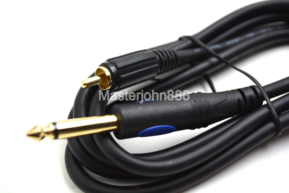 

Choseal Audio Cable Mono 6.35mm Male To RCA Male Aux Cable For Mixing Console MP3 Amplifier