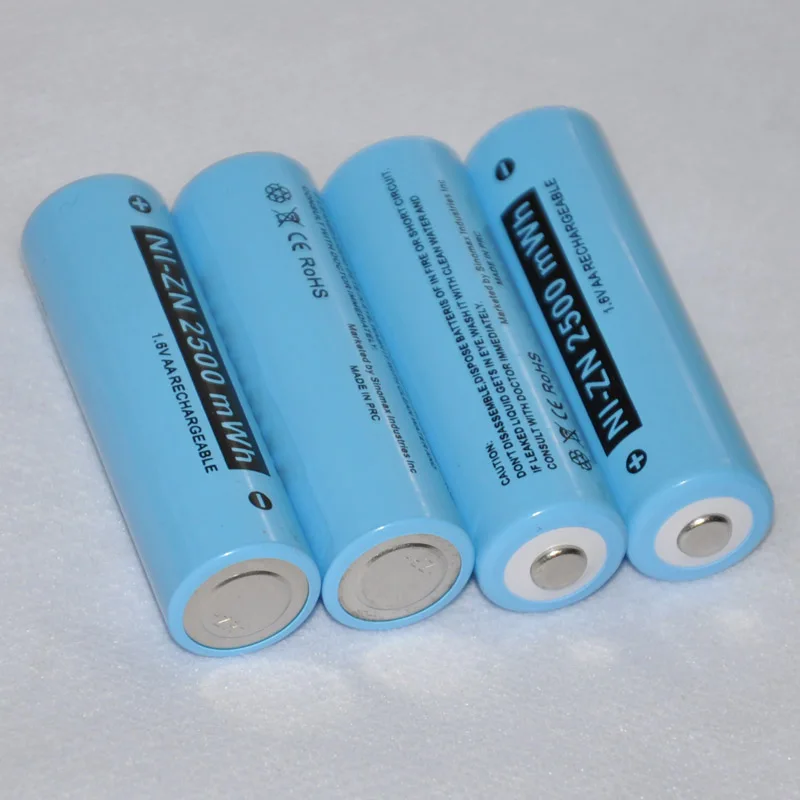 4 шт. 1 6 в AA Аккумуляторная батарея 2500mwh 14500 Ni Zn NiZn cell camera игрушки использовать