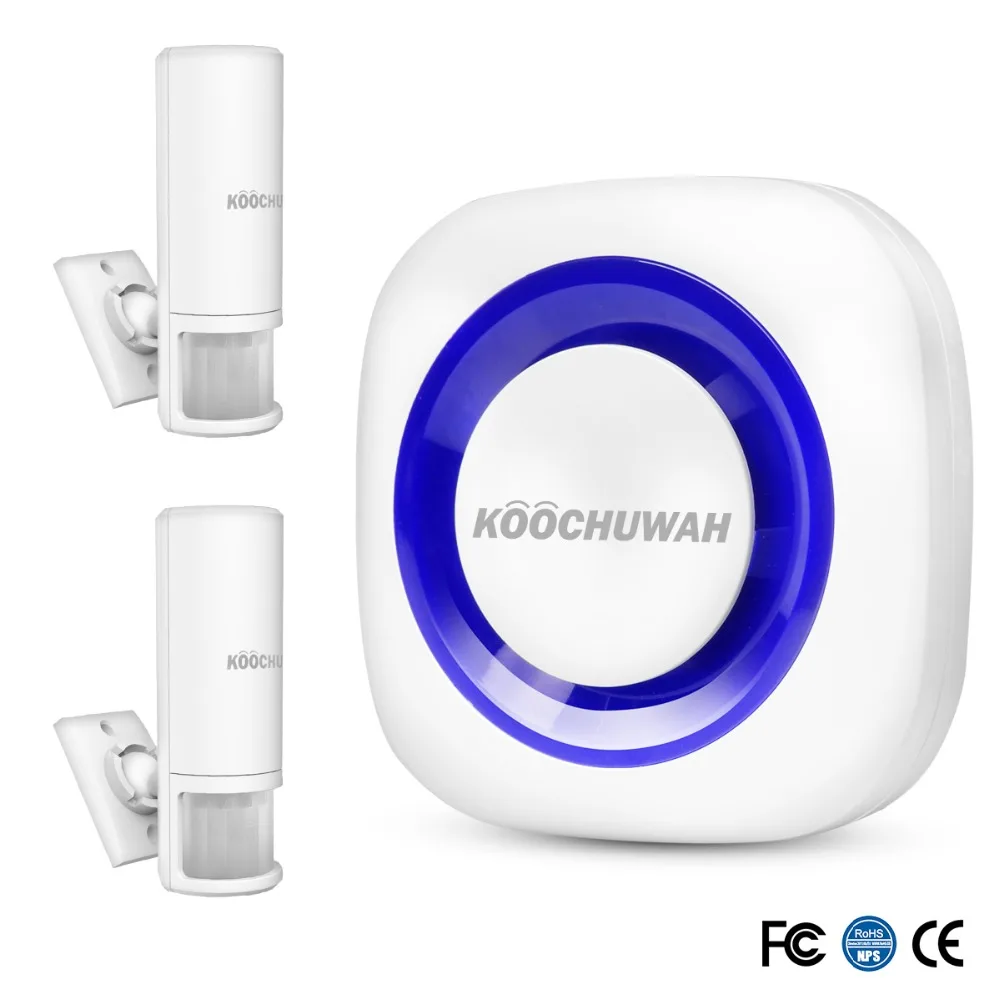 KOOCHUWAH умный датчик движения PIR Беспроводная инфракрасная система оповещения